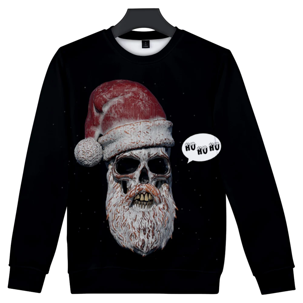 

Christmas 3D Lovely Fashion Long sleeve Tshir Casual Hip Hop Sports Street Popular O neck High Women/men Tshir