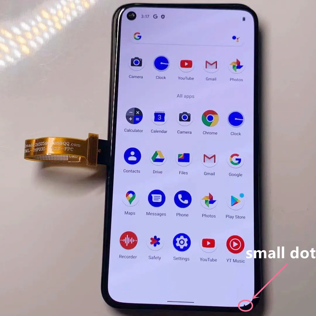 6 0 "Новый ЖК-дисплей для Google Pixel 5 с точкой кодирующий преобразователь