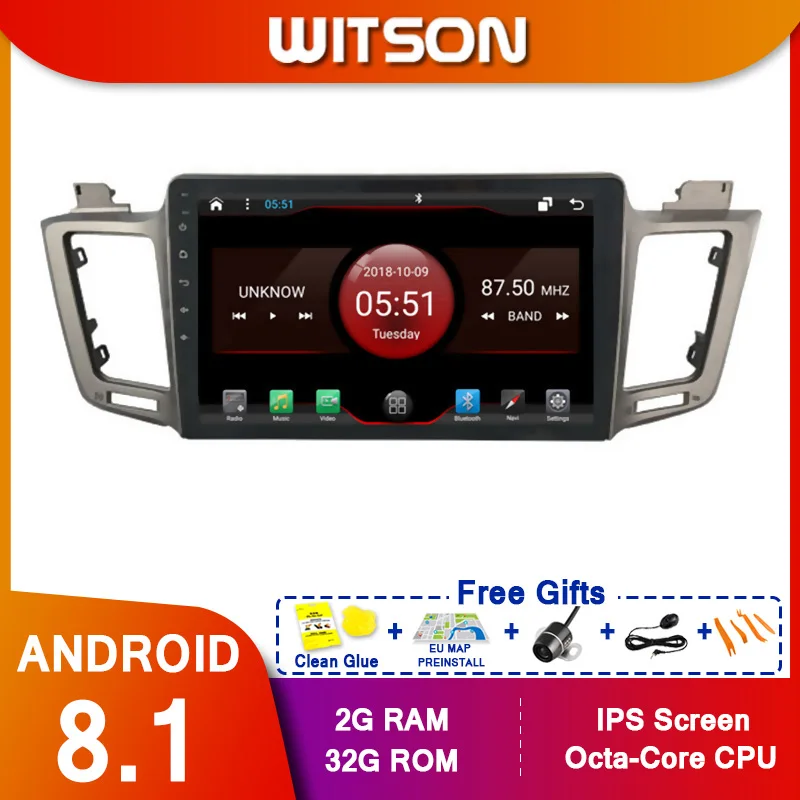 WITSON 10 2 &quotFULL HD сенсорный экран Android 0 Восьмиядерный Автомобильный GPS