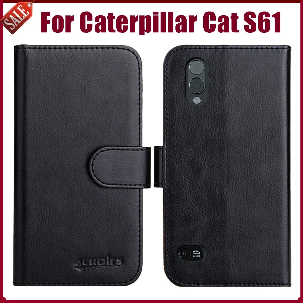 Лидер продаж! Чехол Caterpillar Cat S61 5 2 дюйма Модный женский флип-кошелек из мягкой кожи