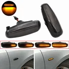 Светодиодный динамический боковой габаритный сигнал поворота, ретранслятор для Hyundai I30, Azera, Elantra, Avante, Kia Ceed, Estate, Rio III