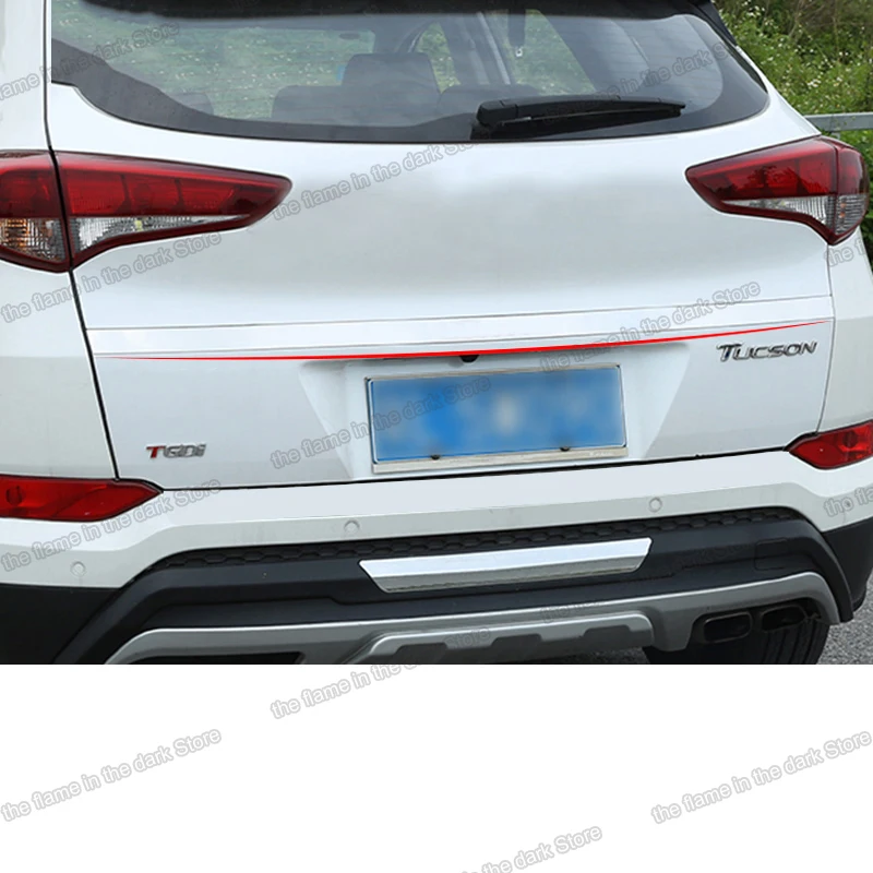 Накладки на багажник автомобиля из нержавеющей стали для Hyundai Tucson 2015 2016 2017 2018 2019