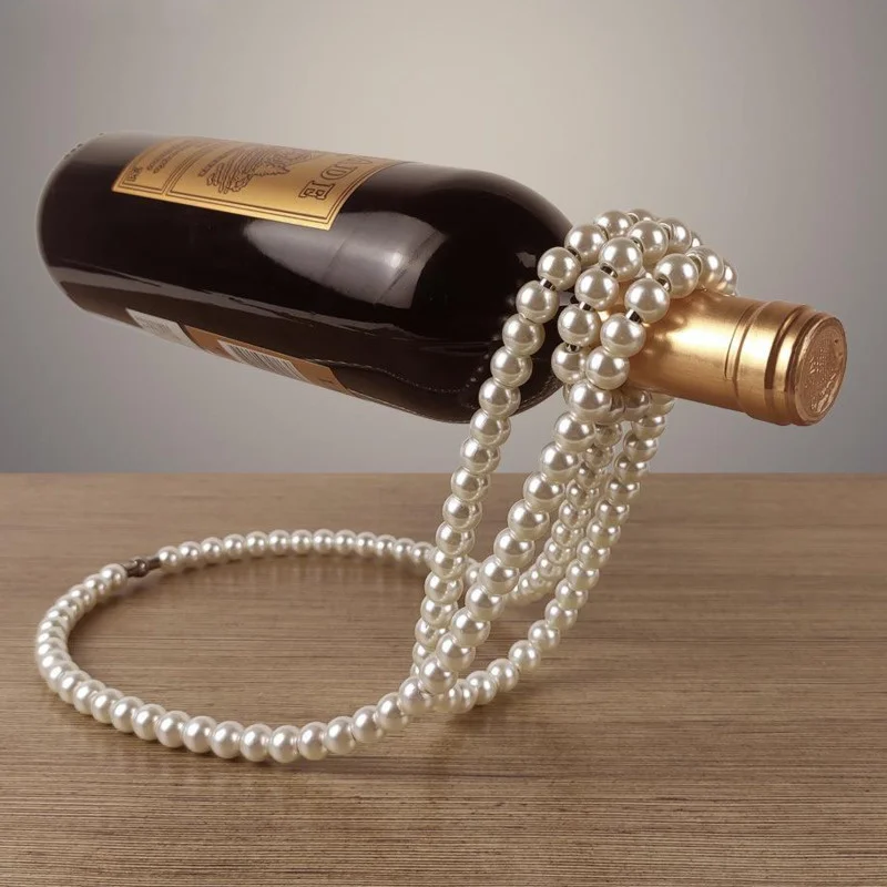 

Creative Pearl Metal Wine Rack Hanging Wine Glass Holder Metal Wine Glass Rack Bar Display Stand Bracket Home Minimalist Decor