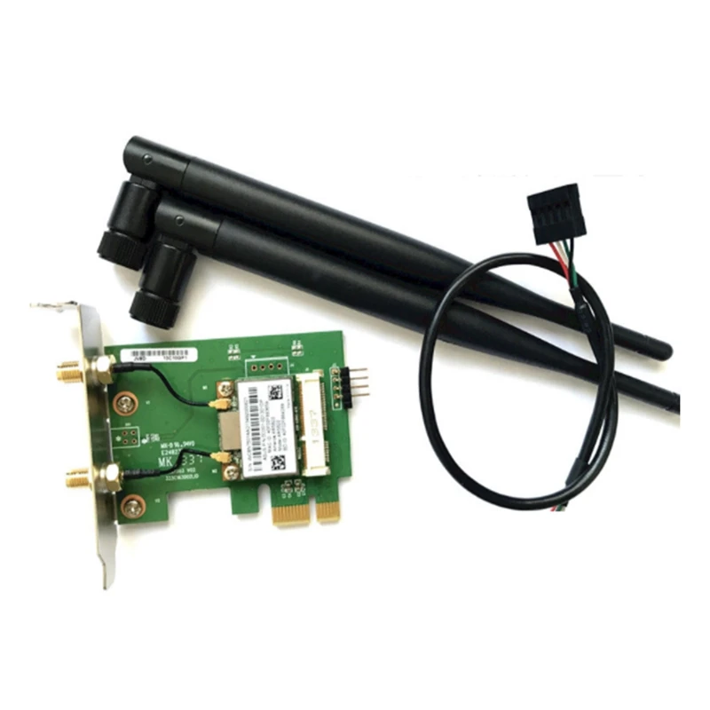 

Для AR5B22 Двухдиапазонная настольная PCI-E беспроводная сетевая карта 300M беспроводная Bluetooth 4,0 карта два в одном