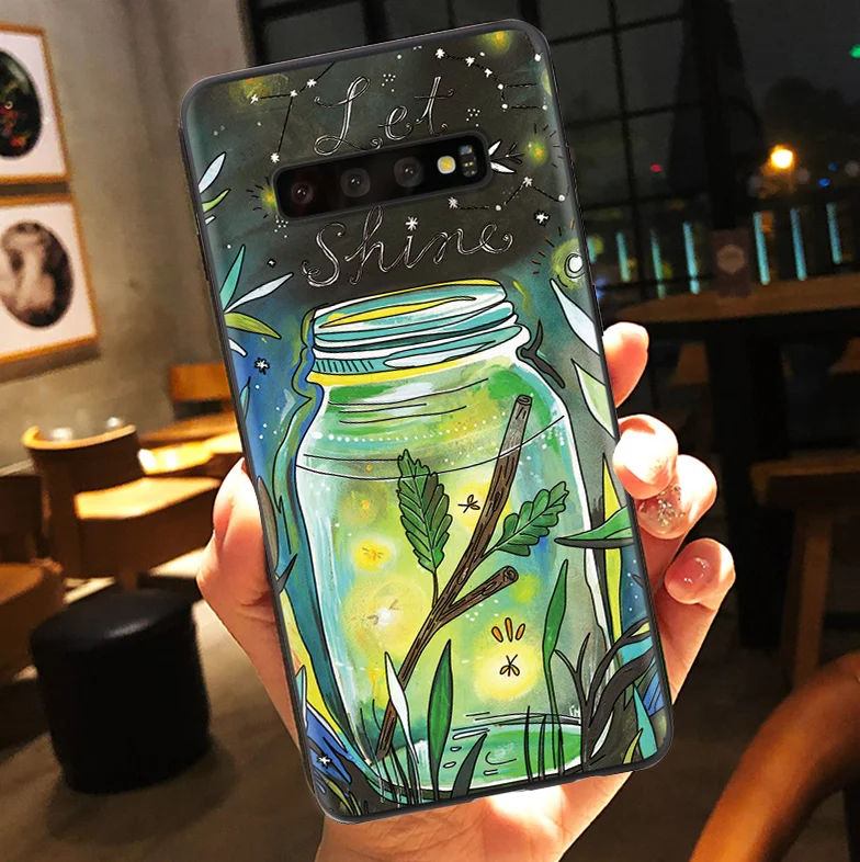 yhcpingz 3D Тотем рельефный чехол для Samsung Galaxy A7 A9 S7 край S8 S9 S10 плюс A6 A5 A10 A30 A50 A70 Note 8 9 бант из ленты TPU с изображением - Цвет: yhcpingz