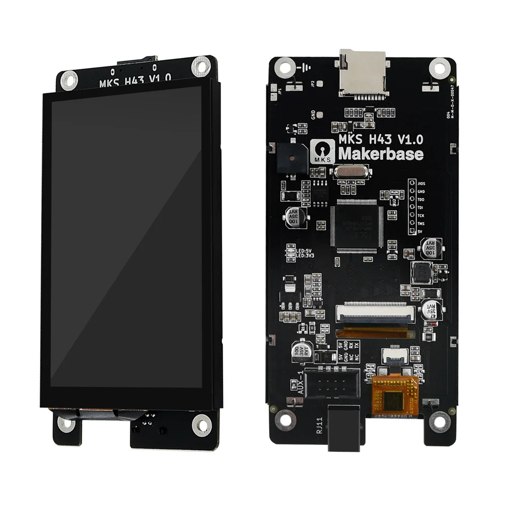 

Makerbase MKS H43 V1.0 smart display controller 3d printer parts 4.3 inch IPS LCD 800*480 HD capacity touch screen for Marlin2.x