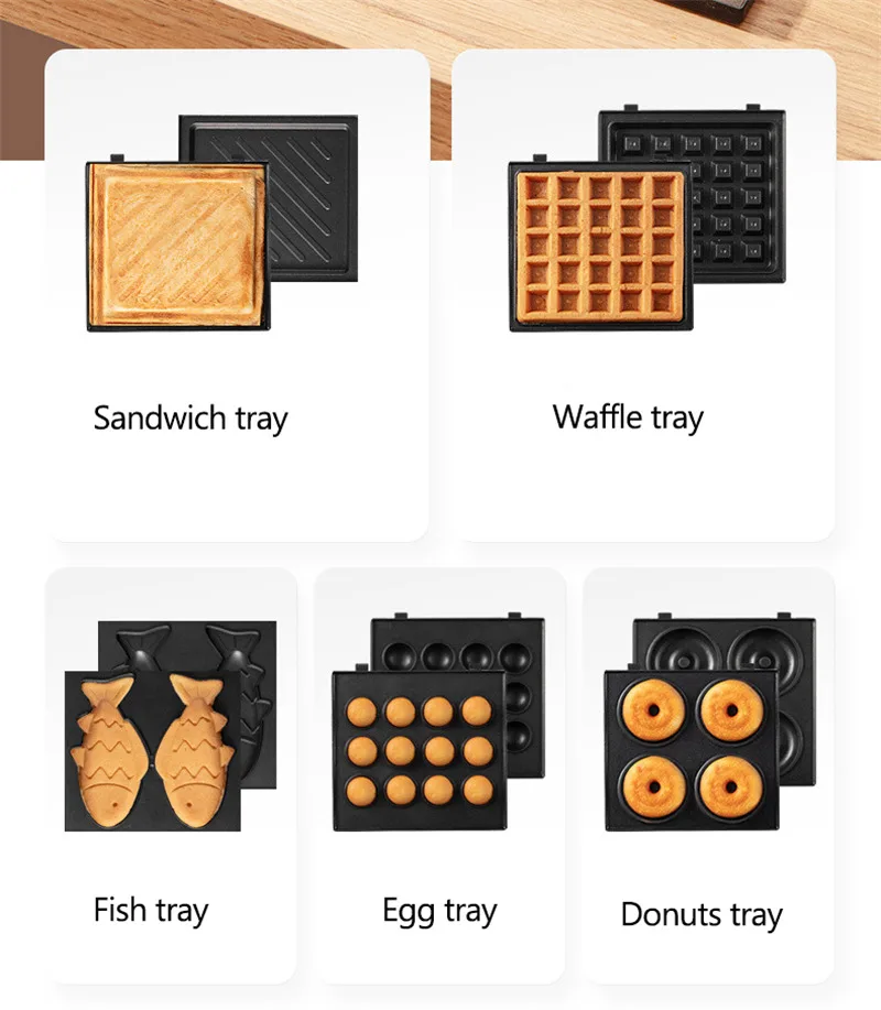 Многофункциональная электрическая сэндвич-машина таймерная вафельница тостер