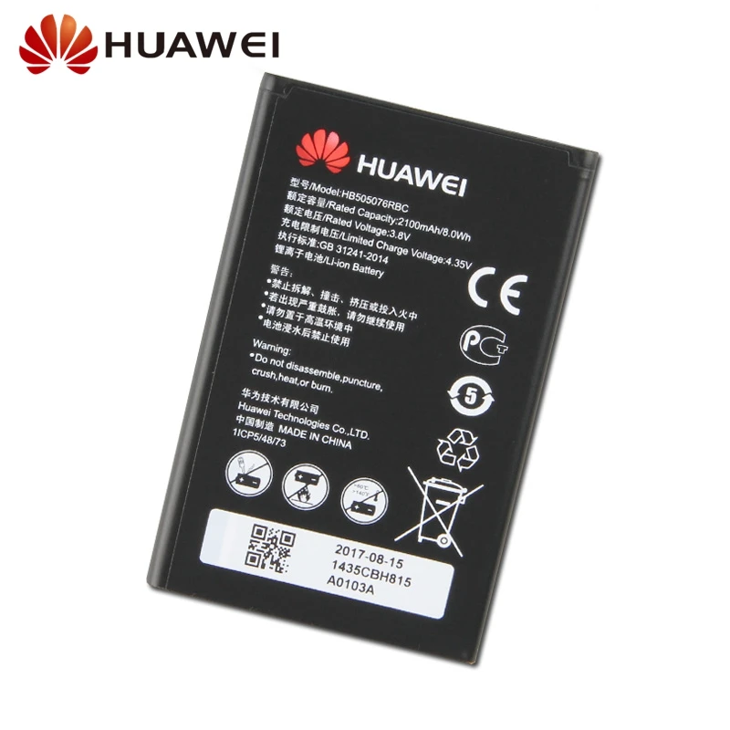 Оригинальная Замена телефон Батарея для huawei A199 G606 G610 G610S G700 G710 G716 C8815 Y600D-U00 Y610 Y3ii HB505076RBC 2100 мА-ч