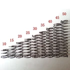10 шт. производитель маленькие стальные пружины сжатия катушки, 0,3 мм диаметр провода * 8 мм диаметр * (5-50) мм длина