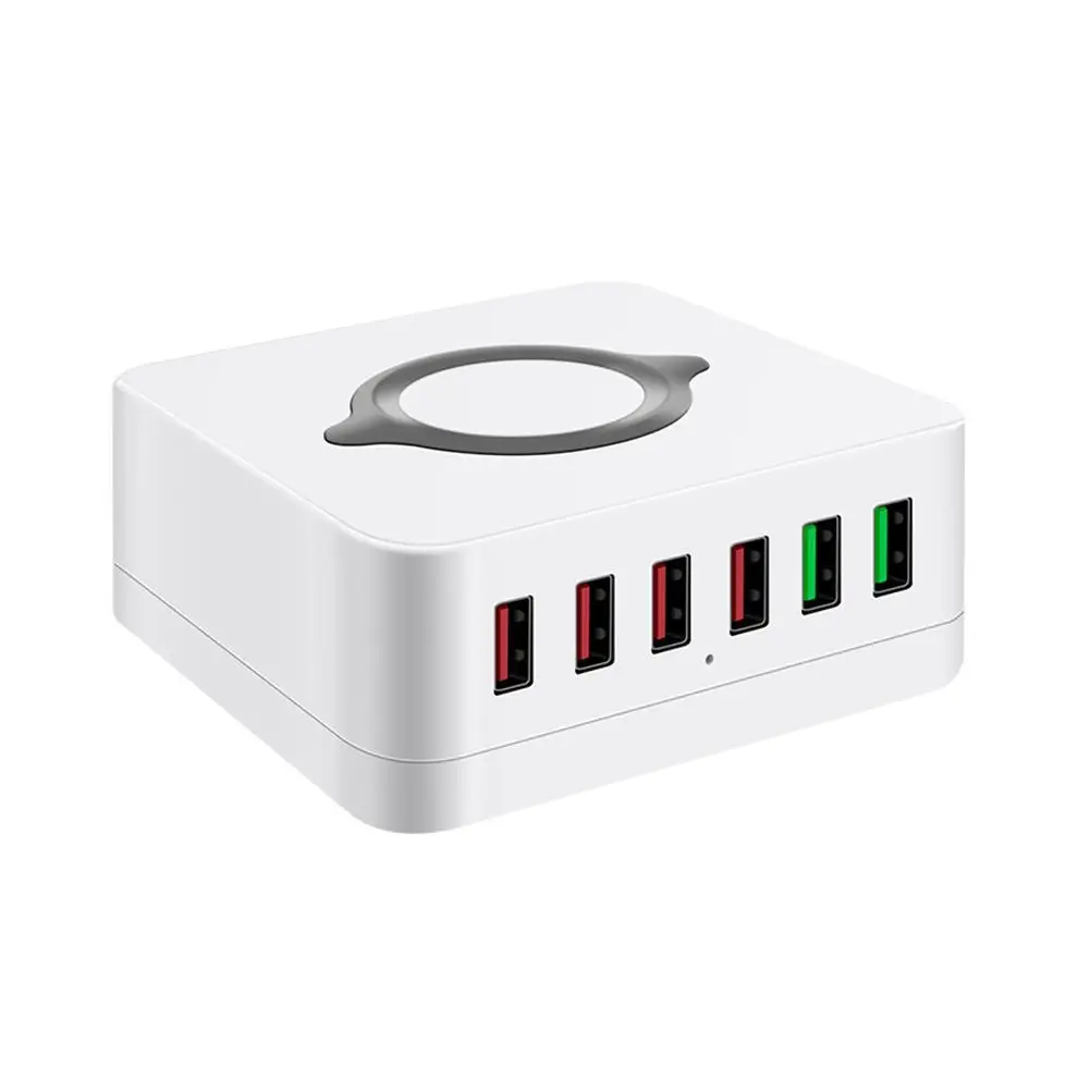 Универсальное 6 портов QC3.0 usb хаб умное зарядное устройство USB быстрая зарядка док