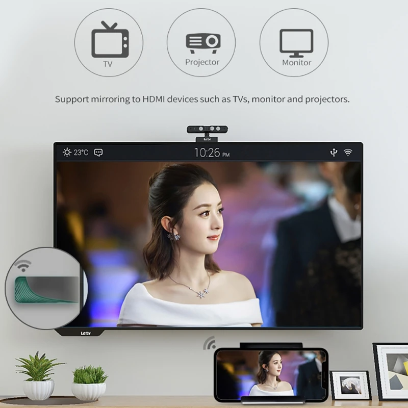 Mirascreen D7 Wi-Fi 2 4 ГГц/5G ТВ-флешка 4K HD EZCast Wifi Дисплей адаптер-ключ для телефонов IOS Android