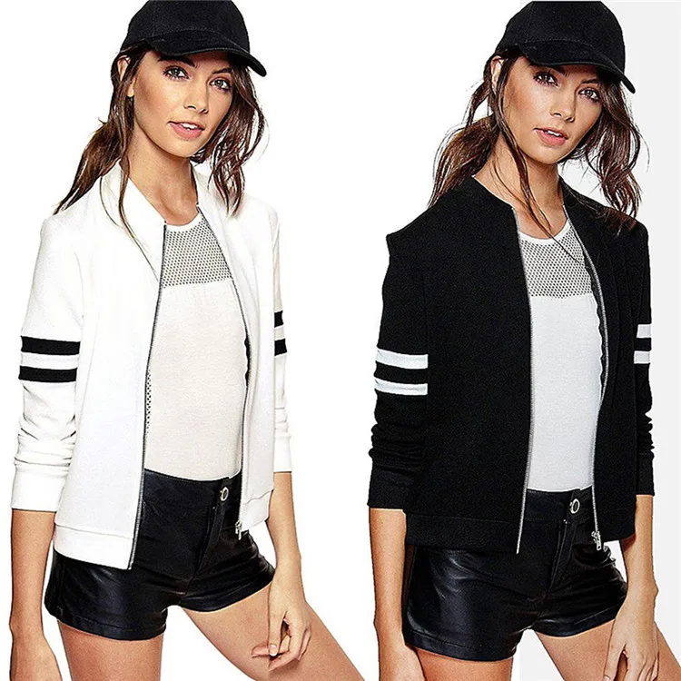 

Повседневная Женская бейсбольная форма с коротким рукавом, свободные сексуальные женские куртки