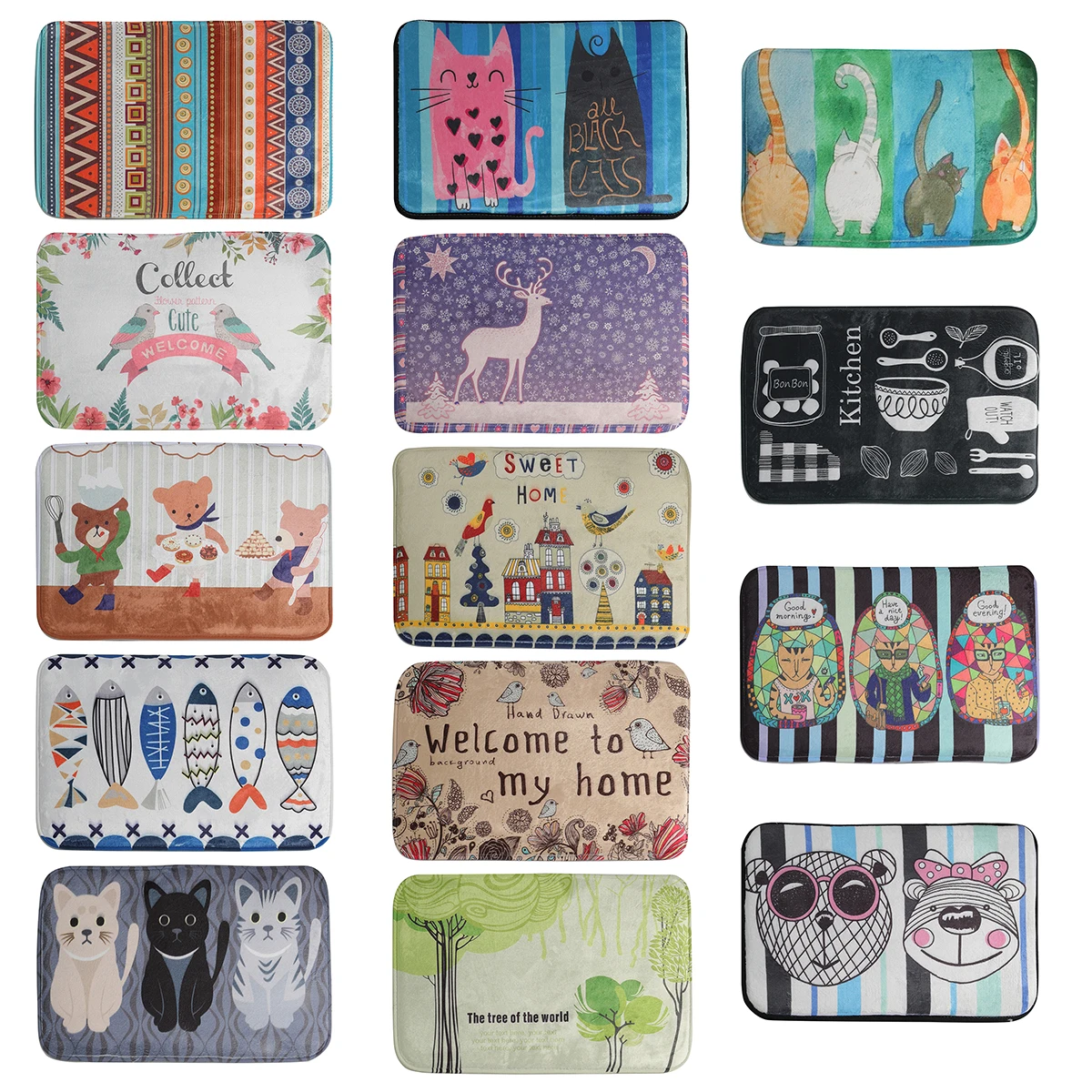 Фланелевый ковер для столовой мягкий напольный коврик гостиной ванной комнаты