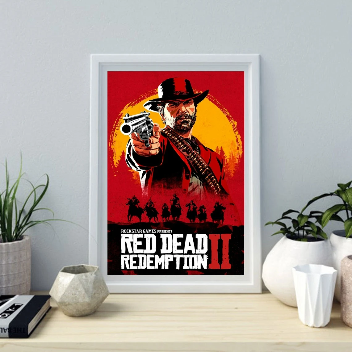 Игровой постер Red Dead Redemption 2 украшение для домашней настенной живописи (без рамки)