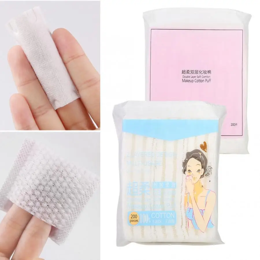200 шт одноразовые влажные полотенца для химчистки косметика лица удаления
