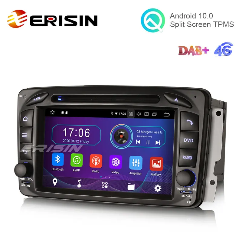 Автомагнитола erоформлена ES5963C 7 дюймов PX30 Android 10 0 для Mercedes Benz C/CLK/G Class W203 Viano Vito DVD GPS