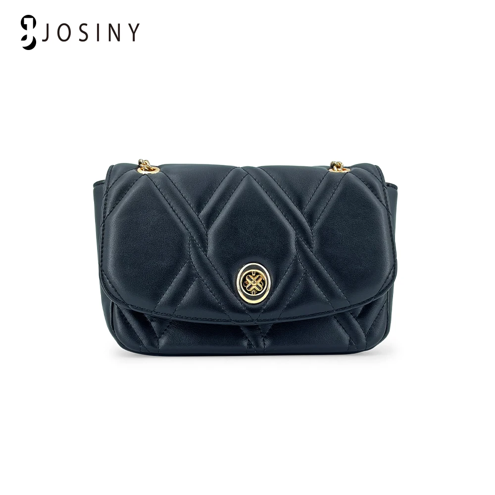 

JOSINY New Shoulder Bag For Women Texture Lock Youth Chain Handbag Diagonal Soft Hasp Bags PU Leather