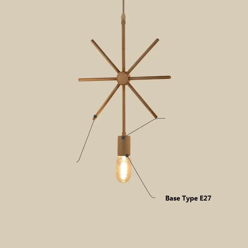 Современный подвесной светильник De Techo Современная люминесцентная лампа в стиле