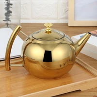 stainless steel teapot 2 5l2l stainless steel filter teapot hotel restaurant stove kettle evening teapot