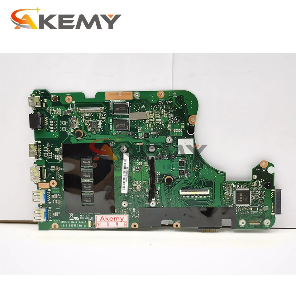 Akemy X555LD материнская плата для ноутбука ASUS X555LJ X555L оригинальная 4GB-RAM I7-5500U GT920M