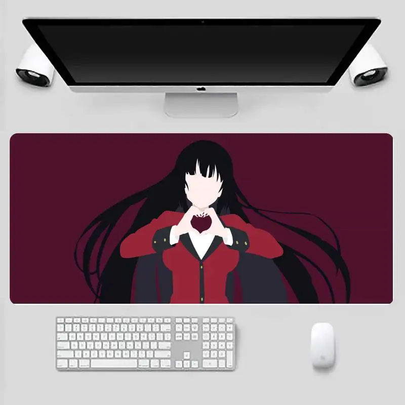 

anime Kakegurui Runa Large Mouse pad PC mat Desk Table Protect Game Office Work Mouse Mat pad X XL Non-slip Laptop Cushion