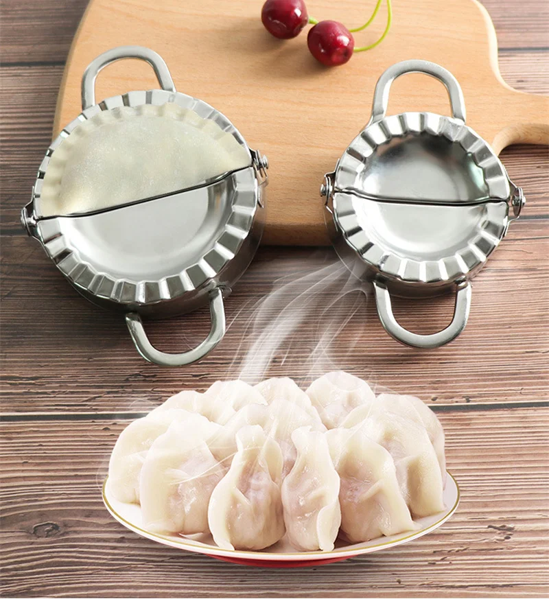 Инструменты для приготовления пельменей Jiaozi производитель пресс-формы Экологичные Кондитерские инструменты из нержавеющей стали кухонные инструменты тесто резак для кухни инструменты для изготовления