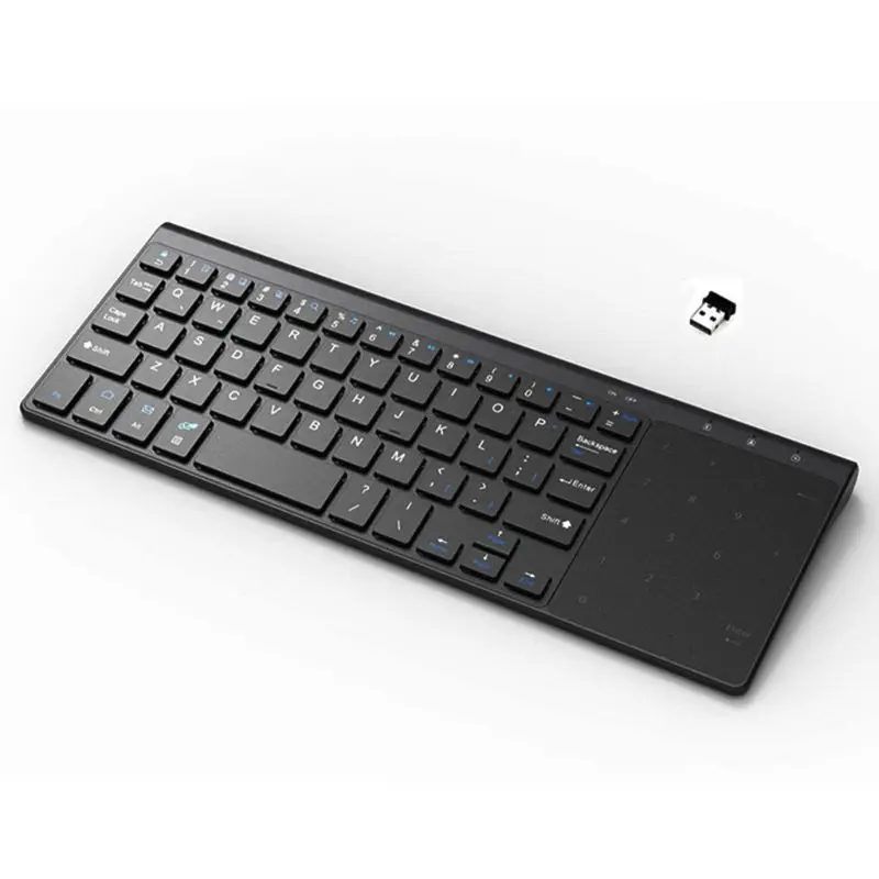 

Small Wireless Computer Keyboard 2.4G Wireless Smart TV External Remote Keypad K3KB
