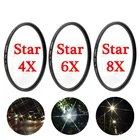 Фильтр объектива KnightX Star line 4x 6x 8x для камеры canon sony nikon 700d d80 500d d5300 18-200 d5100 49 52 55 58 62 67 72 77 мм