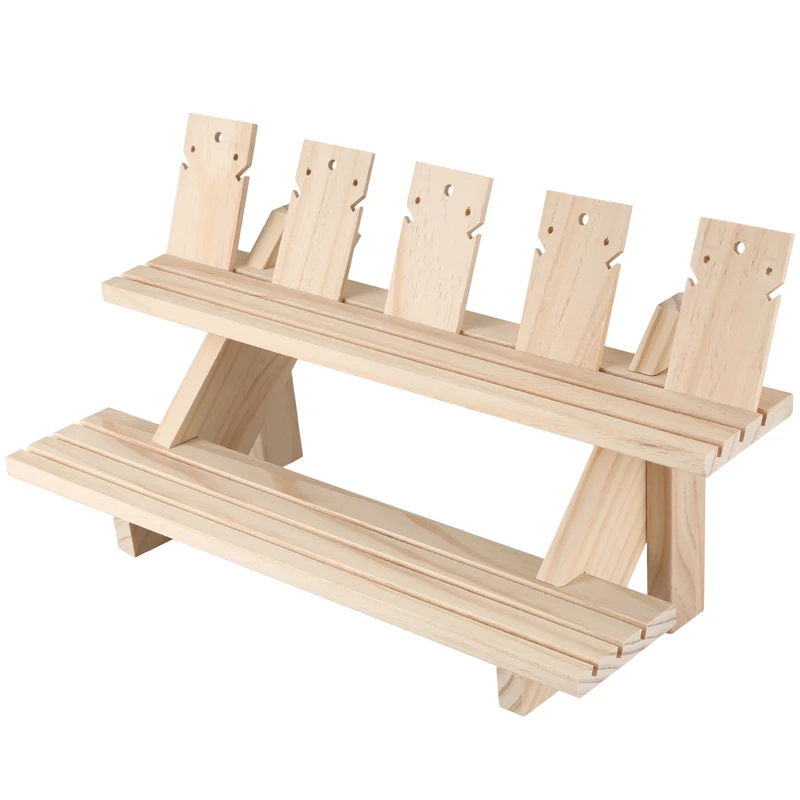 Ювелирные изделия дисплей Подвеска поднос Серьги Кольца Дисплей блоки Твердая