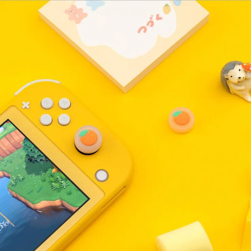 Милый цветок вишни и персикового цветов Стик ручка Кепки джойстик Защитная