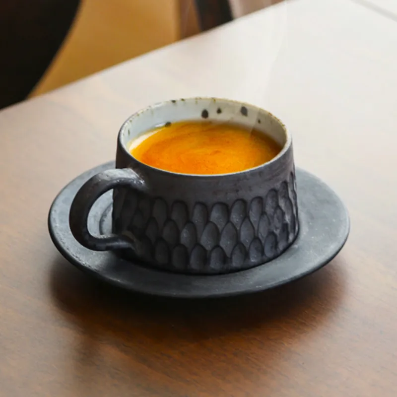 Ретро японская фарфоровая кофейная чашка ручная роспись Простые керамические