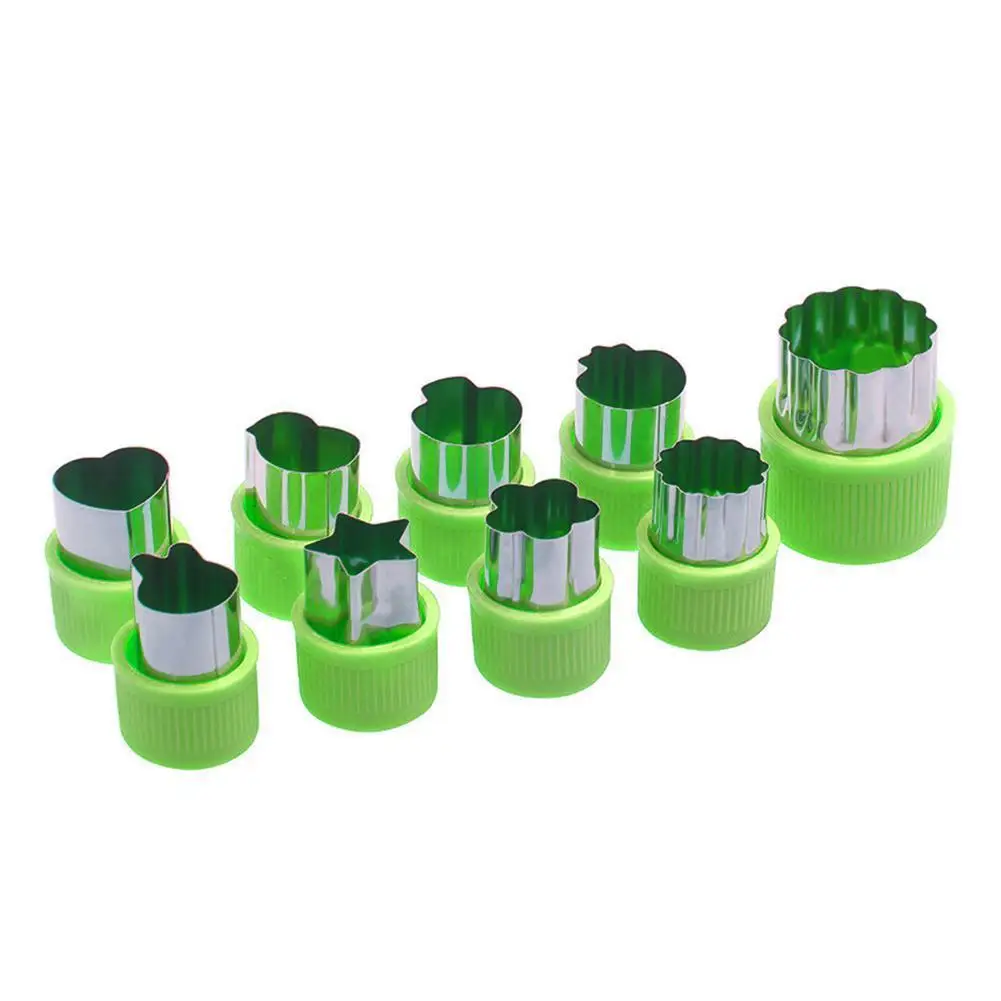 9 шт./компл. приспособление для еды милый формирователь прочный кухонный