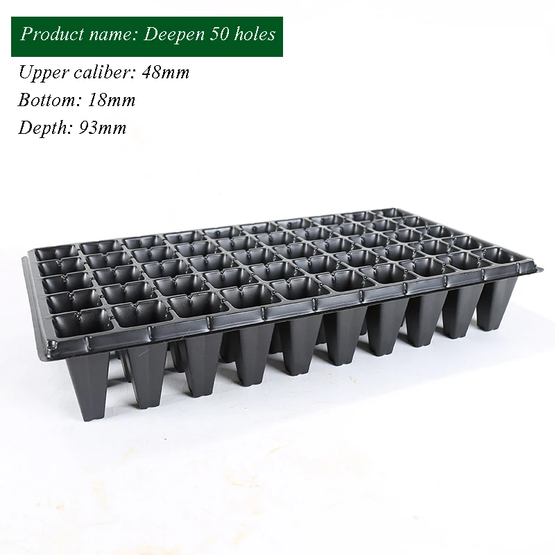 21/32/50/72/105/128/200 Holes Cells Seeding Tray Plastic Nursery Grow Box Seed Sowing Flats Garden Greenhouse Tools Plant Flower