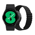 Силиконовый спортивный ремешок для Samsung Galaxy Watch 4, 44 мм, 40 мм, ремешок с магнитной застежкой для Galaxy Watch 4 Classic, 42 мм, 46 мм