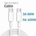 Кабель зарядный с разъемами USB Type-C и USB Type-C, 100 Вт