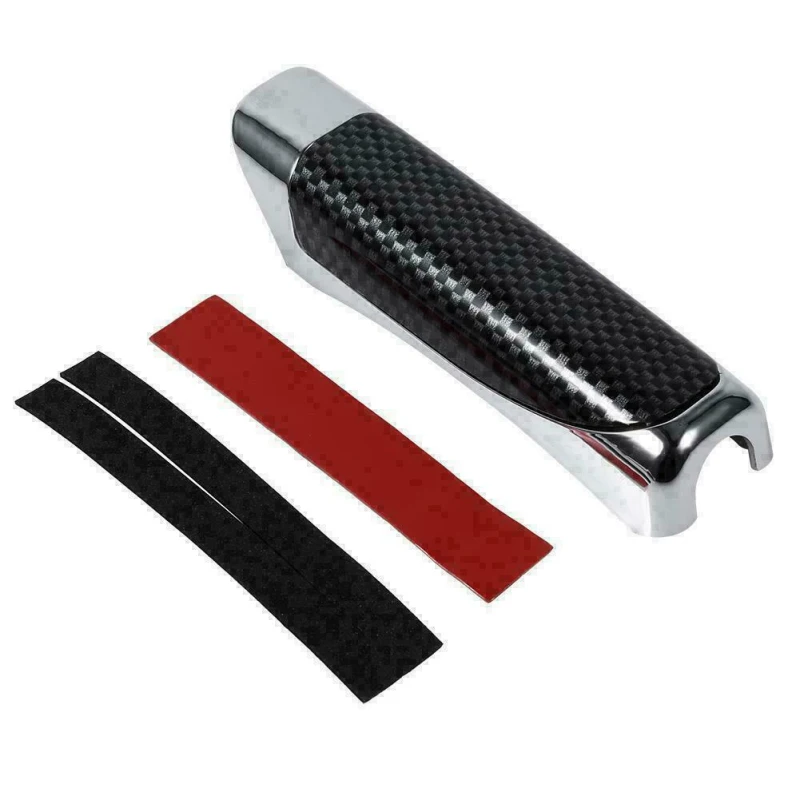 

In-Car Carbon Fiber Style Hand Brake Protector Decoration Cover Car Accessories Hand Brake Cover Protector Accessories