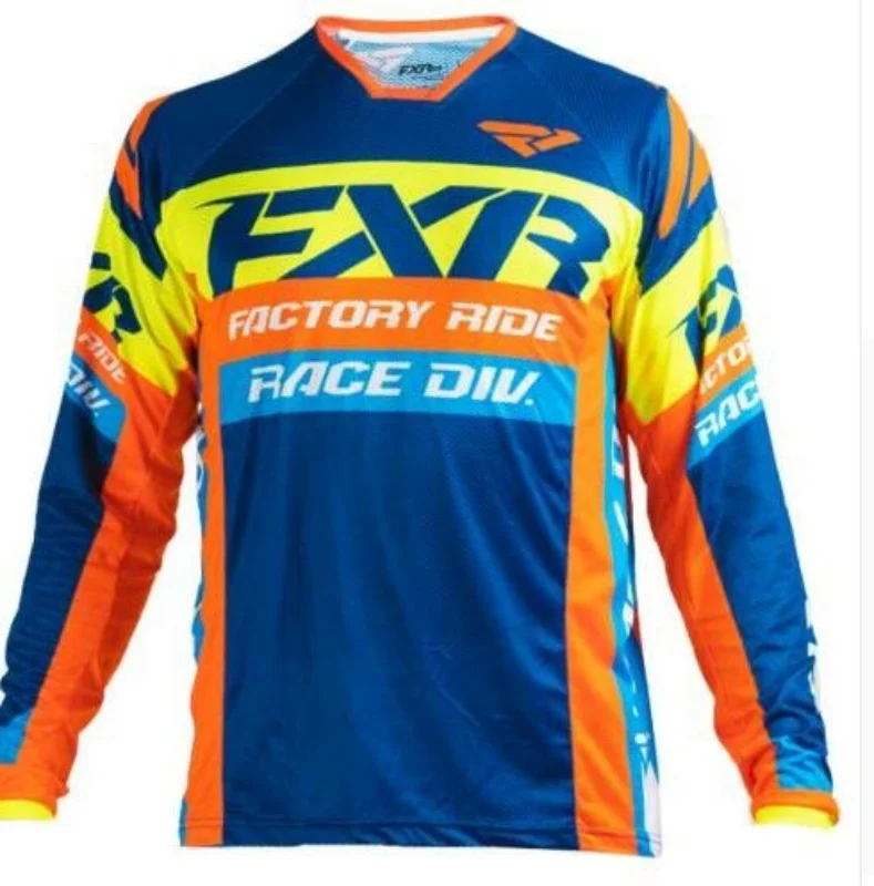 2021 New Arrive Motor Jersey DH Off Road Mountain Bike MTB MX Motocross Scycling Men Long Sleeveelectric Motorcycle | Спорт и