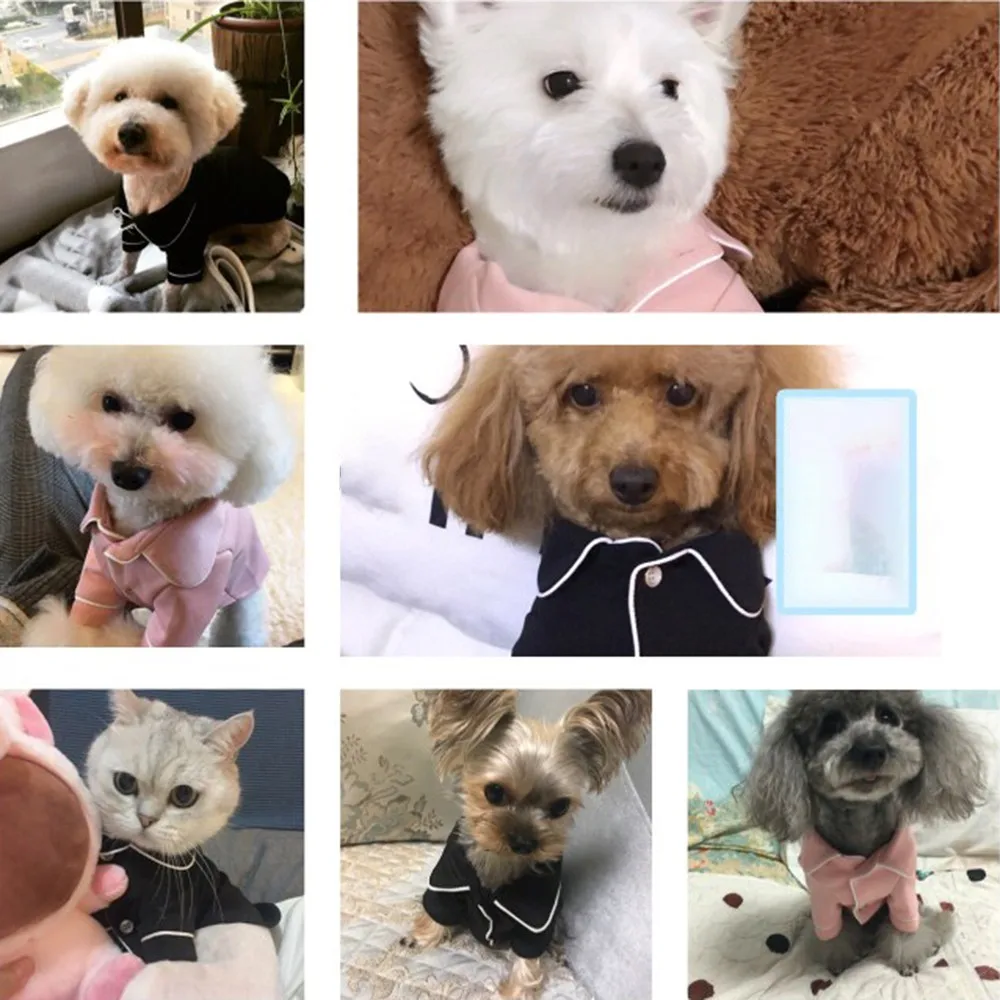1 шт. кошка собачья одежда собаки комбинезон модные пижамы Ropa Perro для собак Чихуахуа Одежда для маленьких собак Комбинезоны для домашних животных Бульдог