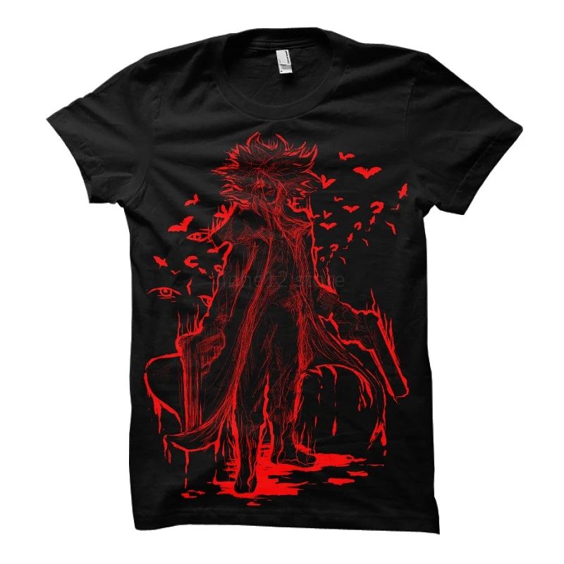 Alucard футболка 2019 Новая летняя стильная уличная Хлопковая мужская креативная с