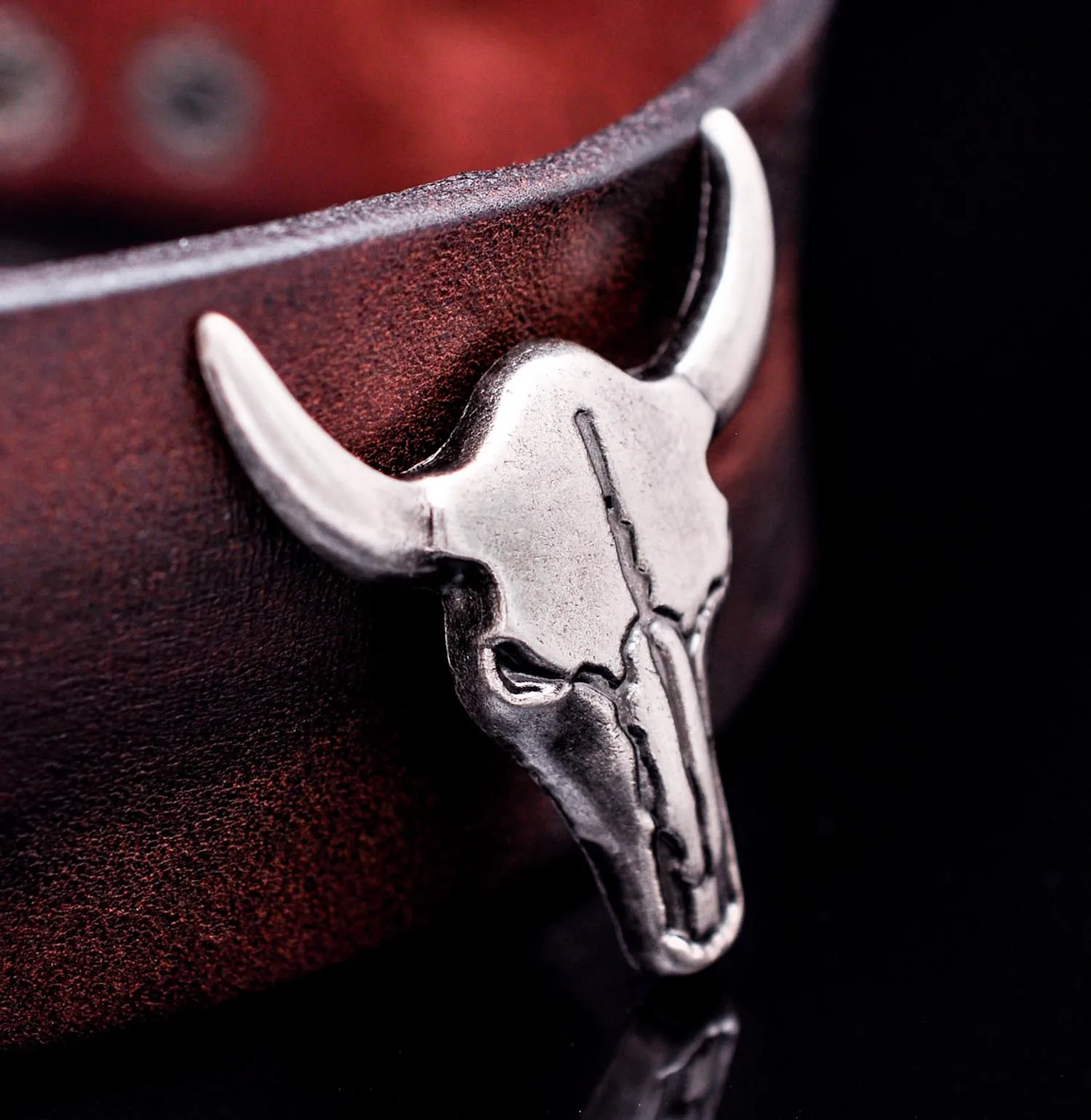 10 шт. античный серебряный западный ковбой Техасский бык Buffalo Longhorn Голова Череп кожевенное ремесло седло Conchos Западный Декор отвертка