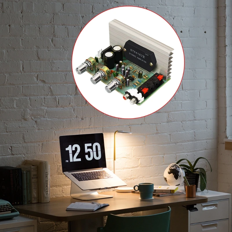 77UB 50 Вт + STK4132 Плата усилителя DX-0408 2 0 канал двойной высокий-Мощность DIY модуль