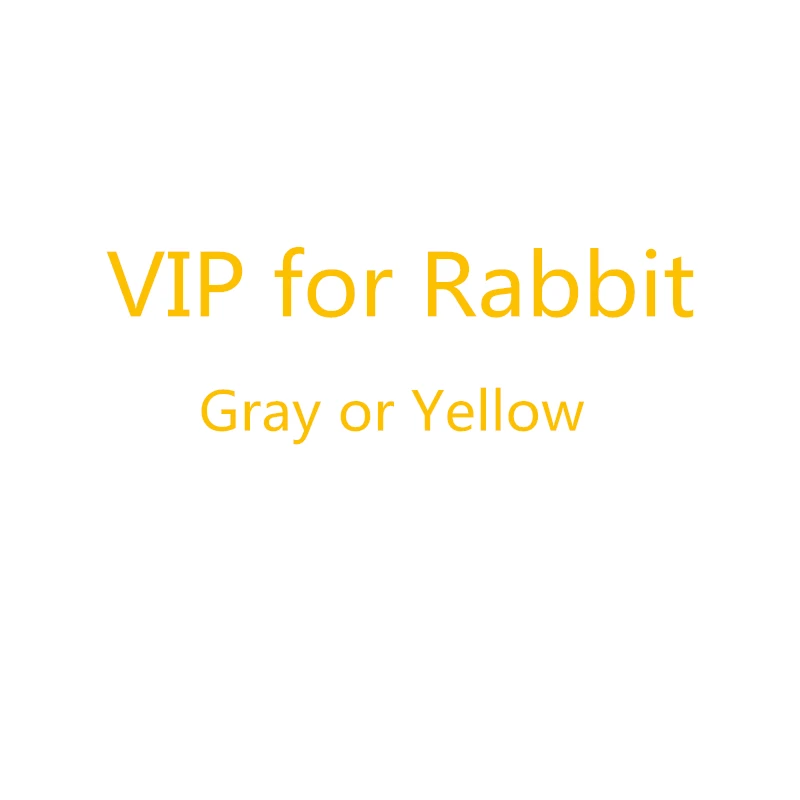 

1pc vip link for plush rabbit toy gray or yellow toys for children boys and girls birthday gift