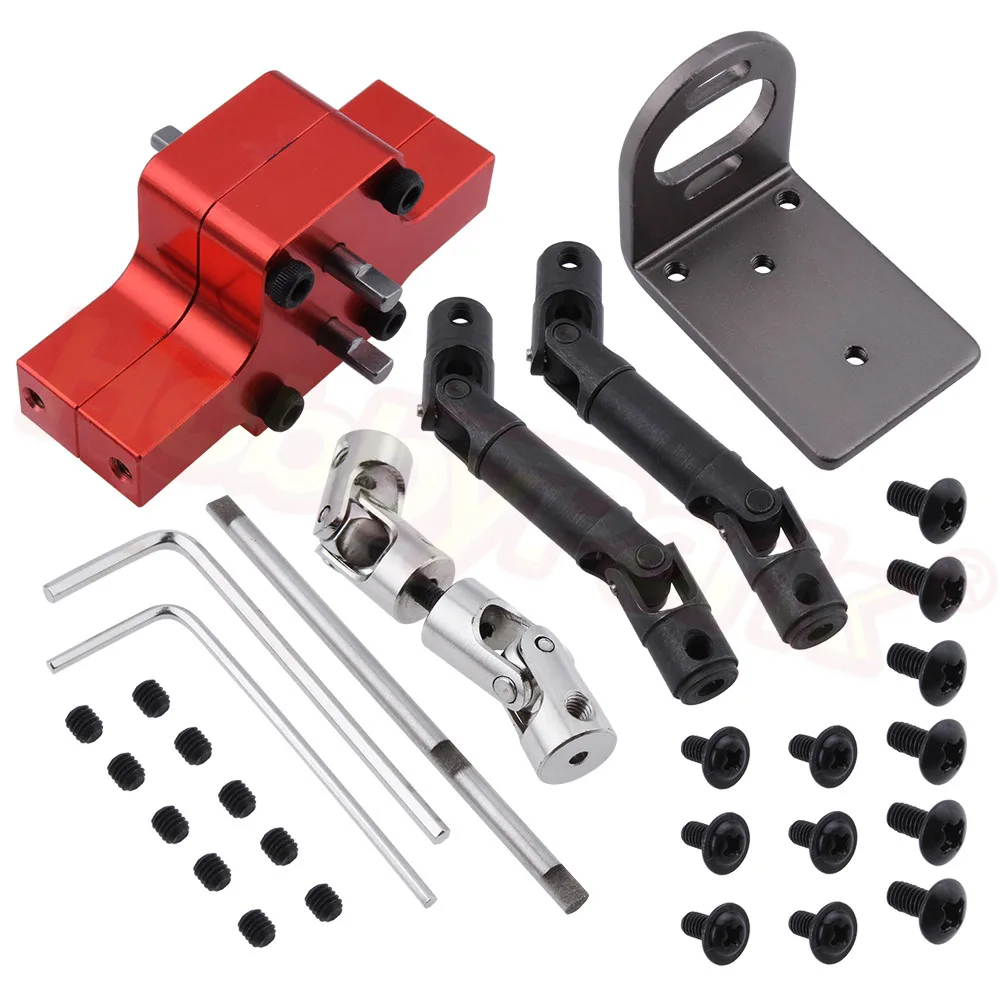 Чехол для передачи Собранный приводной вал крепления двигателя пластина WPL 1/16 RC