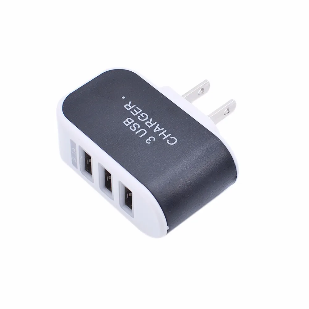 Fuloophi 5V 1A EU Plug 3 несколько портов настенный USB умное зарядное устройство для мобильного телефона Быстрая зарядка для iPhone iPad