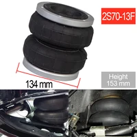 universal air bags air suspension kit bag pneumatic bag shock absorber 2s70 13f with aluminium flange modified car accessories
