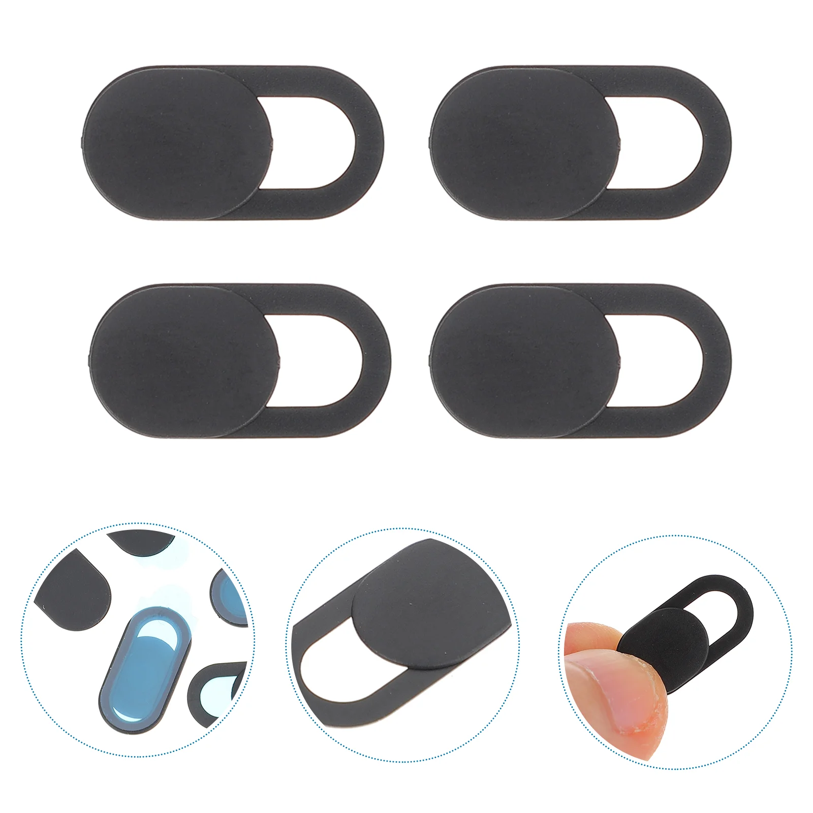 

8Pcs Tablet Laptop Phone Camera Slide Cover Blockers Webcam Privacy Protectors