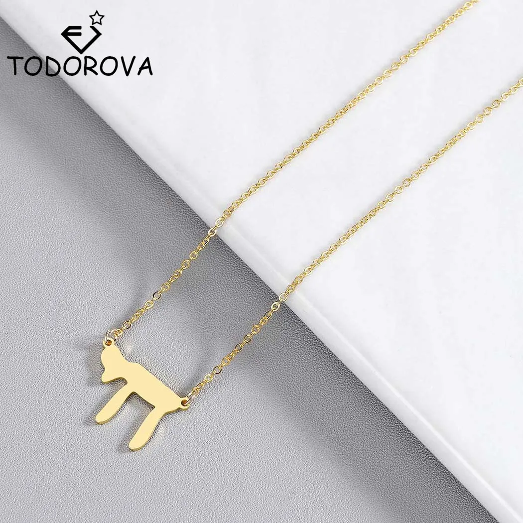 

Todorova Vintage Mens Hebrew Necklace Stainless Steel Chai Pendant Jewish Bat Mitzvah Gift Judaica Jewelry Dropship