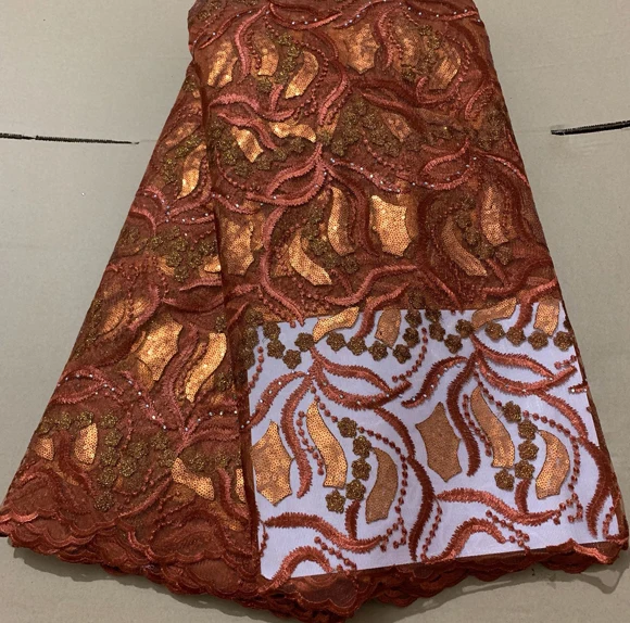 Бесплатная доставка красивая африканская нигерийская кружевная ткань с