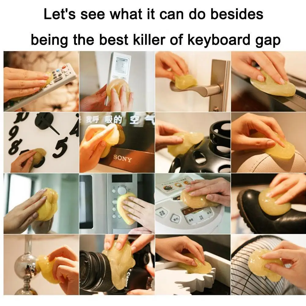 

5pcs Car Cleaning Soft Rubber Mobile Phone Computer Removal Keyboard Magic Cleaning Screen Dust Air Outlet Mud C3y1