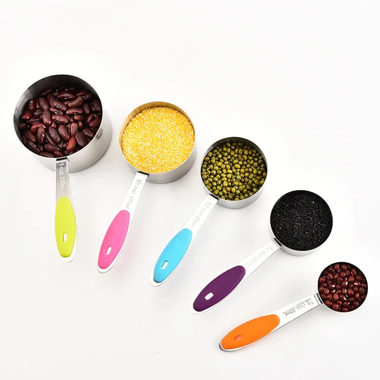 Набор из 10 мерных стаканчиков и ложек нержавеющей стали мерный набор чашка